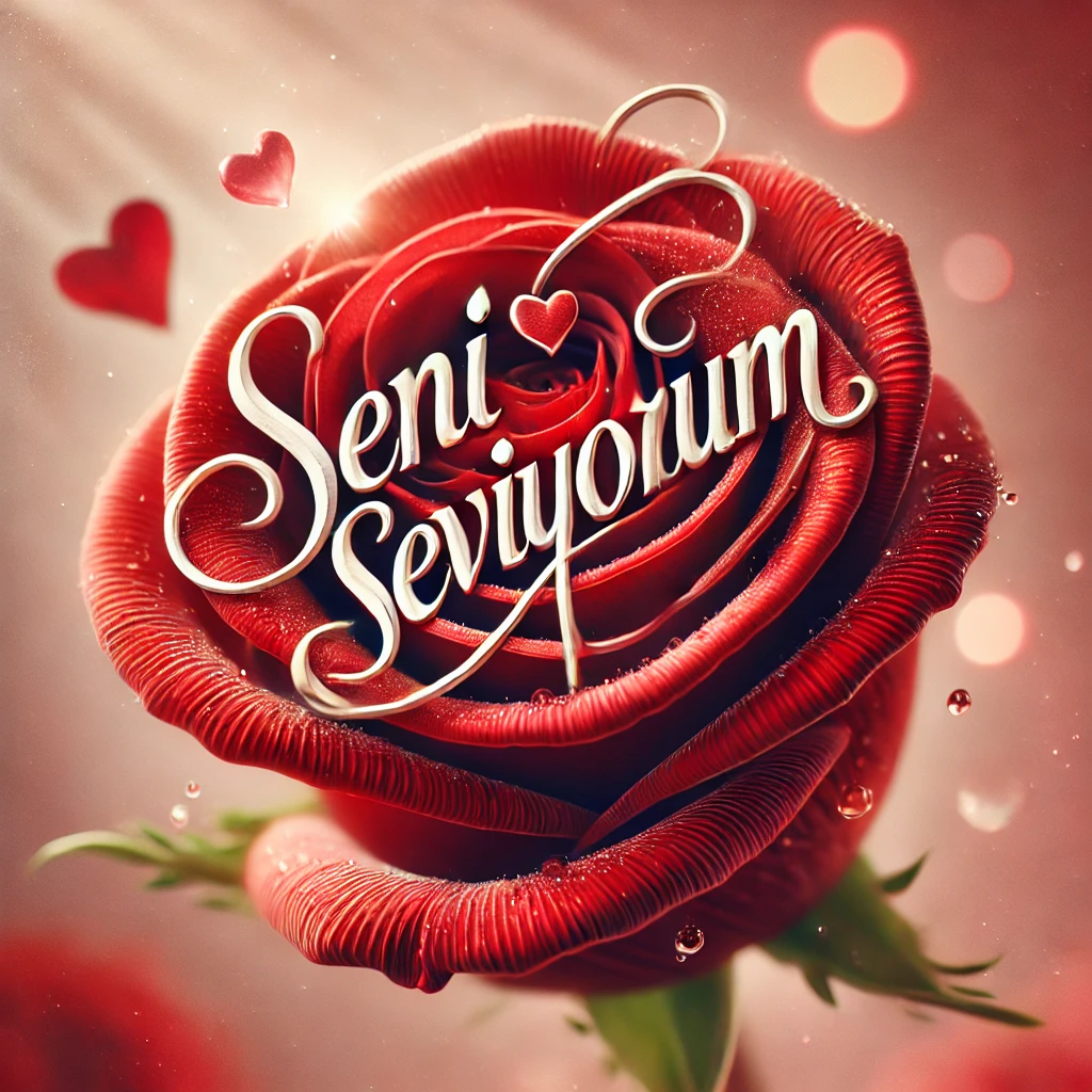 seni seviyorum gül resmi