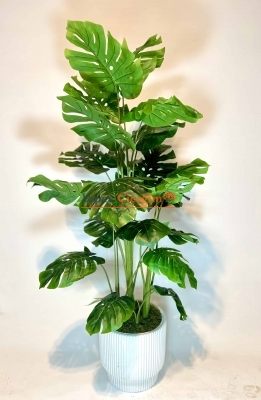 Yapay 3 Lü Monstera Ağacı